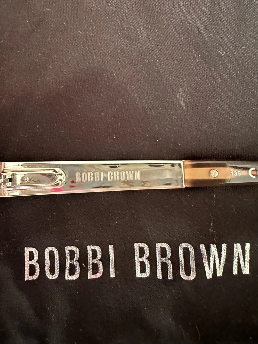 Bobbi Brown eyeglass frame Blush Pink Transparent